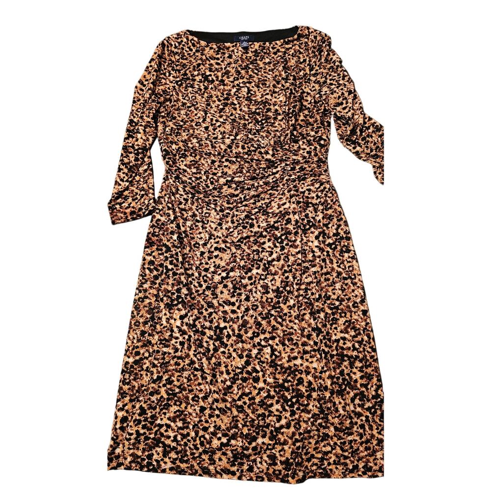 Chaps cheetah print knee high size large‎ dress